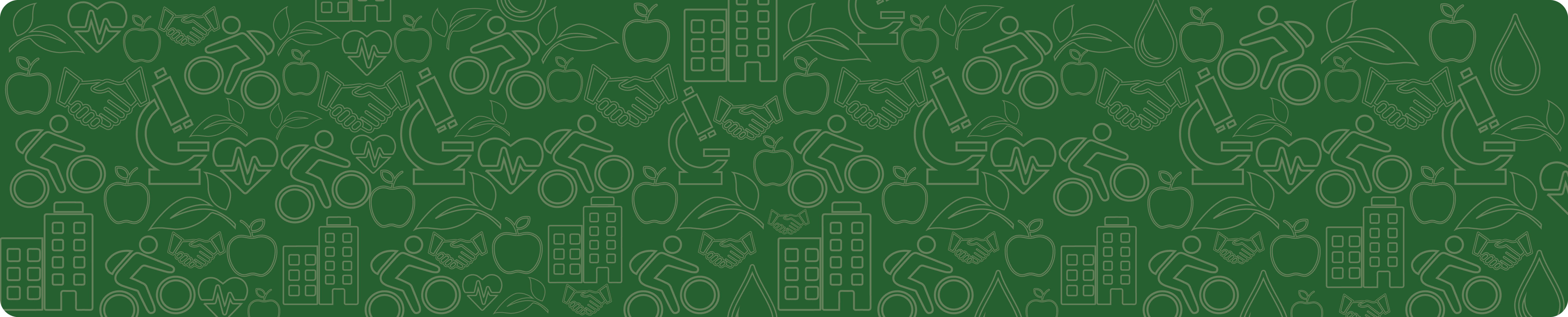 Sustainability icons with green background